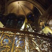 Notre Dame, interior, ceiling.